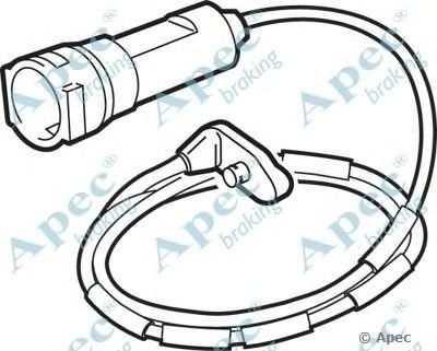 APEC BRAKING wir5118 -  Указатель износа, накладка тормозной колодки